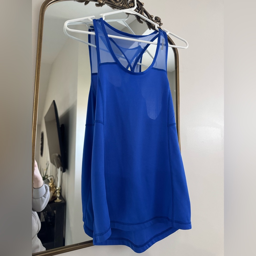 Reebok Royal Blue Women's Tank Top